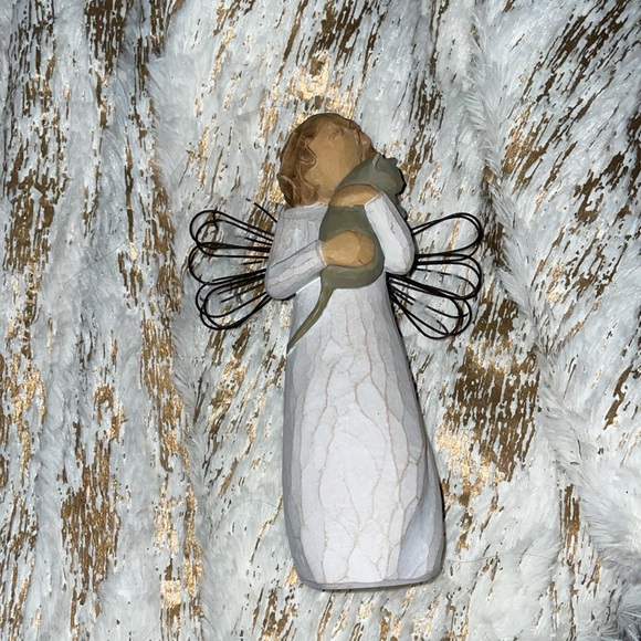 Willow Tree with affection Angel, Gift to Celebrate Loving pets & cat lovers - Picture 6 of 7